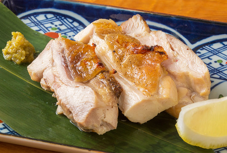 鶏の柚子胡椒焼き